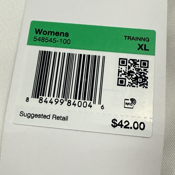 Nike Women's Victory Shape Bra High Support White Size XL‎ 548545 NEW - Picture 4 of 6